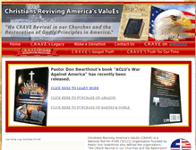 Tablet Screenshot of christians4america.com
